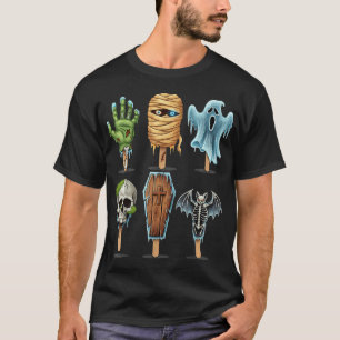 T-shirt Films d'horreur Summerween Popsicle d'été Hallowee