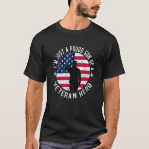 T-shirt Fils américain Jour des anciens combattants du dra