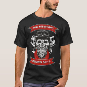 T-shirt Fils Avec Arthrite Ibuprofène Chapitre Funny Bike