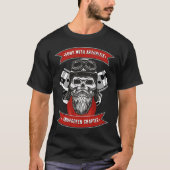 T-shirt Fils Avec Arthrite Ibuprofène Chapitre Funny Biker (Devant)
