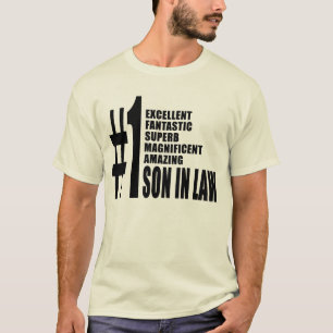 T-shirt Fils cool en droit : Numéro Un Fils en droit