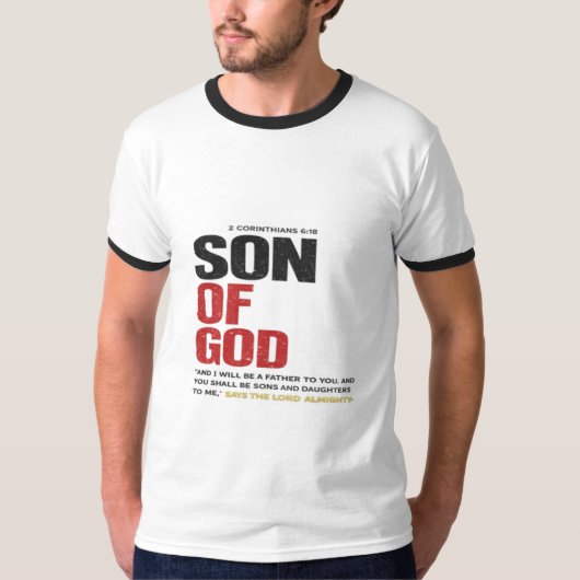T-shirt 'Fils de Dieu'  (Devant)