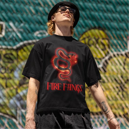 T-shirt Fils de feu serpent homme's Graphic Tee