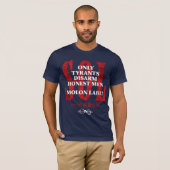 T-shirt Fils de la liberté SEULEMENT TYRANTS DÉSARMER HONN (Devant entier)
