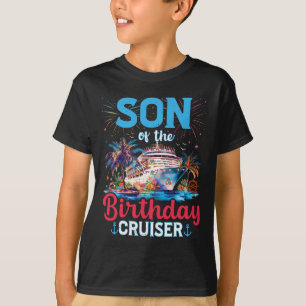 T-shirt Fils De L'Anniversaire Cruiser Funny Cruise Annive