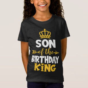 T-Shirt Fils De L'Anniversaire King Idée Anniversaire Pour