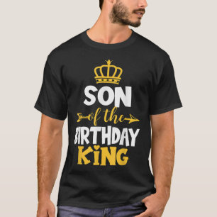 T-shirt Fils De L'Anniversaire King Idée Anniversaire Pour