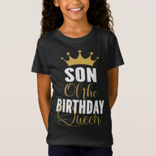 T-Shirt Fils De L'Anniversaire Reine Femmes Anniversaire F