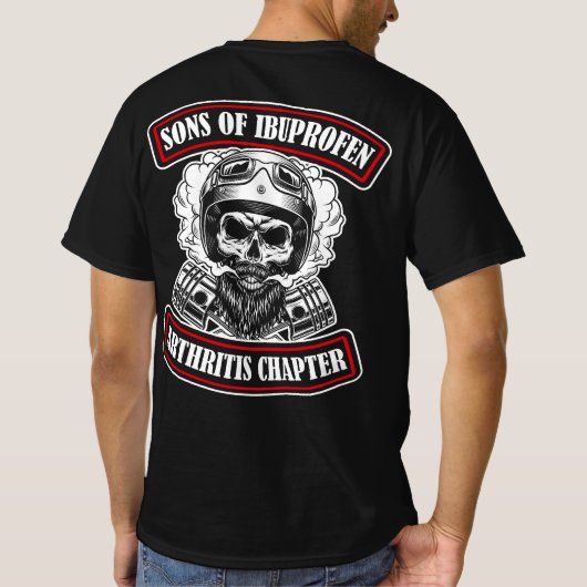 T-shirt Fils de l'arthrite Ibuprofène Chapitre (Dos)