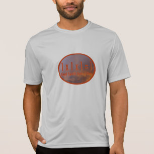 T-shirt fils d'esprit de 1 x de 1 x de 1 = de 1/Dieu = un