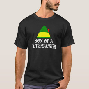 T-shirt Fils D'Un Casse-Noix Drôle Elfe De Noël
