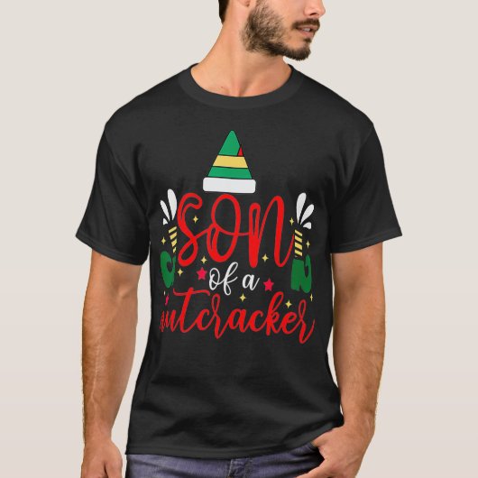 T-shirt Fils d'un Noisette laid Noël (Devant)