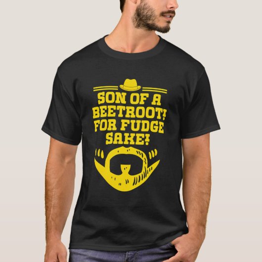 T-shirt Fils D'Une betterave Pour Fudge Sake Drôle Papa Hu (Devant)