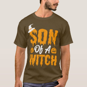 T-shirt Fils d'une sorcière Halloween Trick or Treat Boys