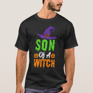T-shirt Fils d'une sorcière Halloween Trick or Treat Boys 