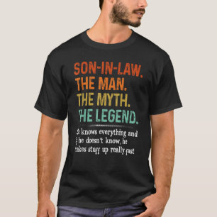 T-shirt Fils en droit l'homme le mythe la légende il conna