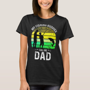 T-shirt Fils Et Père Fils Filles Épouses De Pêche Pour Poi