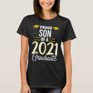 T-shirt Fils Fier D'Un Diplôme De 2021 Habits MB