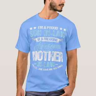 T-shirt Fils Fier Fier FilsEn Droit D'Une Mère FouJe