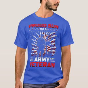 T-shirt Fils Fiers D'Un Vétéran