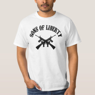 T-SHIRT "FILS LIBERTÉ AMÉRIQUE DE LIBERTÉ" SE LEVANT 20