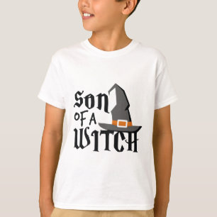 T-shirt Fils mignon D'Une Sorcière Halloween Chemise Boys