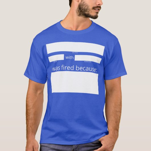 T-shirt Fils remplis dans le champ vide (Devant)