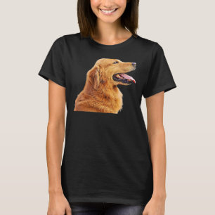 T-shirt Filtre À Peinture À Huile Vue Côté Des Chiens Visa