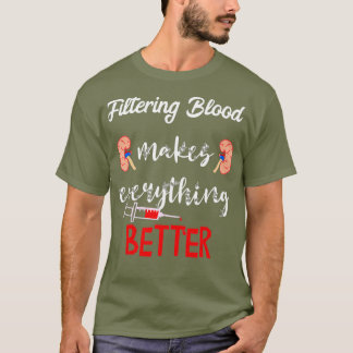 T-shirt Filtrer Le Sang Améliore La Dialyse