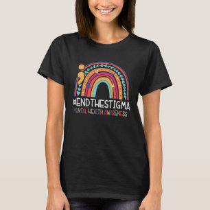 T-shirt Fin au stigmate Semestre de sensibilisation à la s