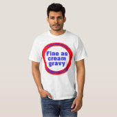 T-shirt Fin comme crème (Devant entier)