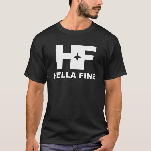 T-shirt fin d'à haute fréquence | de Hella (Devant)