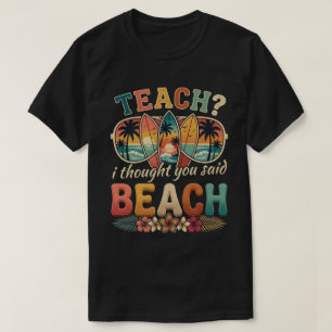 T-shirt Fin d'année scolaire Rétro Prof Punitive Vacances