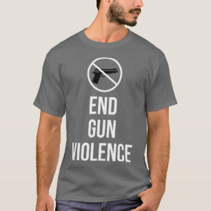 T-shirt Fin de la violence arme contrôle d'arme porter ora