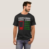 T-shirt Fin de l'année Enseignant 4e année Adieu enseignan (Devant entier)