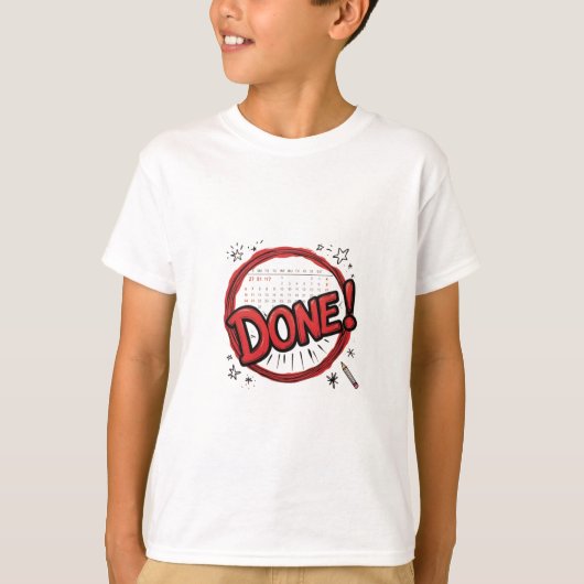 T-shirt Fin de l'école (Devant)