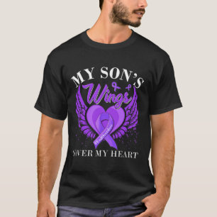 T-shirt Fin de l'overdose Les ailes de mon fils couvrent m