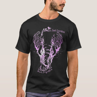 T-shirt Fin de l'overdose N'oubliez jamais le dessin au tr