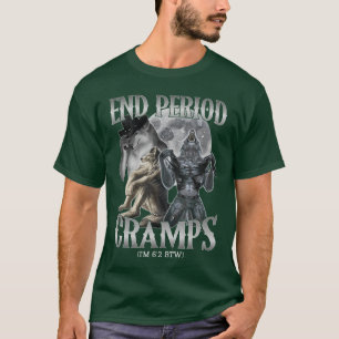 T-shirt fin des crampes menstruelles Je suis 62 ans au pas