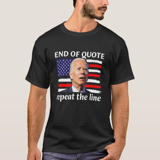 T-shirt Fin Du Devis Répéter L'Indicateur Line Us 3 (Devant)