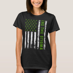 T-shirt Fin du stigmate Drapeau américain Sensibilisation