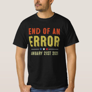 T-shirt Fin d'une erreur 21 janvier 2021