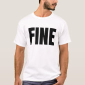T-shirt Fin (Sombre) (Devant)
