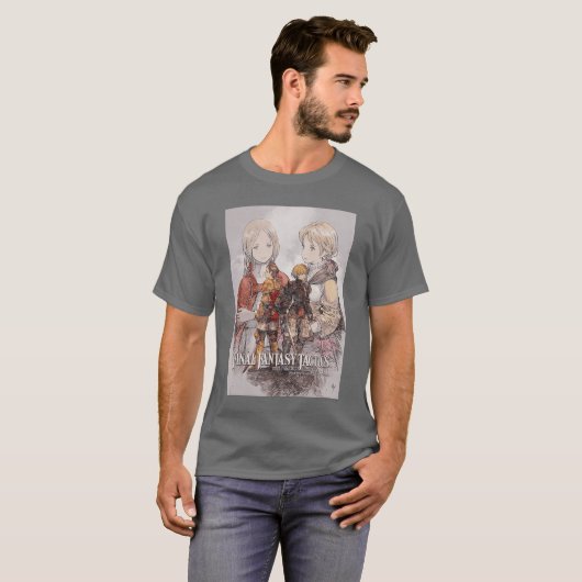 T-shirt Final Fantasy Tactics The Ivalice Chronicles Key V (Devant entier)