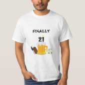 T-shirt Finally 21 (Devant)