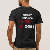T-SHIRT FINANCE CÔTIÈRE (Dos)