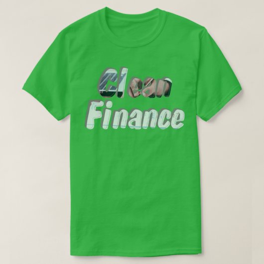 T-shirt Finances propres (Design devant)