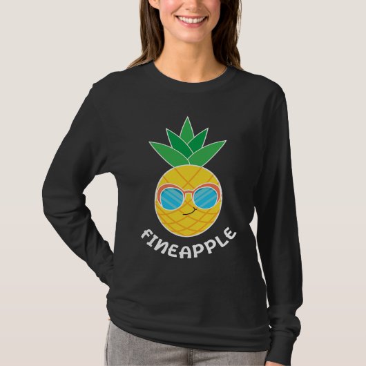 T-shirt Fineapple Pineapple Eater Tropical Fruit Pineapple (Devant)