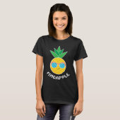 T-shirt Fineapple Pineapple Eater Tropical Fruit Pineapple (Devant entier)