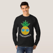 T-shirt Fineapple Pineapple Eater Tropical Fruit Pineapple (Devant entier)